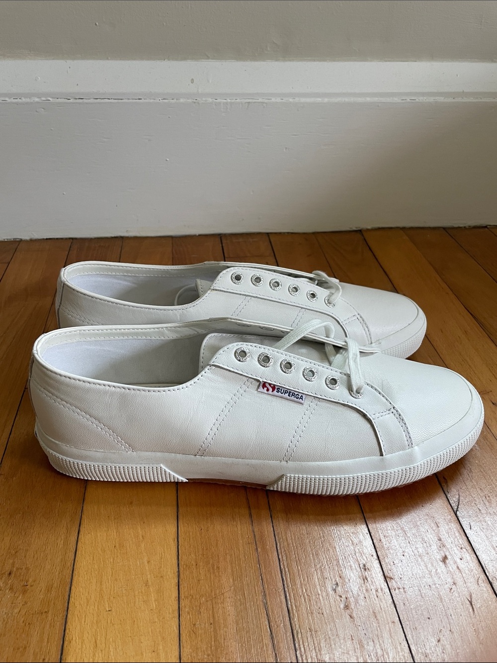 Superga White Sneakers for Men